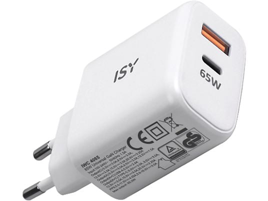 ISY IWC 4065 65W Ladegerät Universal, Weiß
