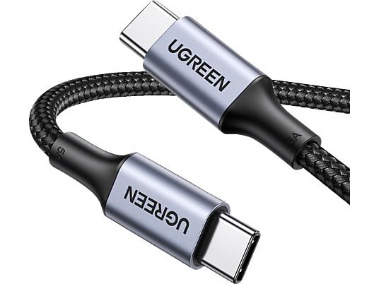 UGREEN USB-C auf USB-C PD 100 Watt, USB Kabel, Gray