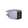 UGREEN Nexode Pro 65W 3-Port GaN Wall Charger Universal, Gray