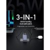UGREEN Nexode Pro 65W 3-Port GaN Wall Charger Universal, Gray
