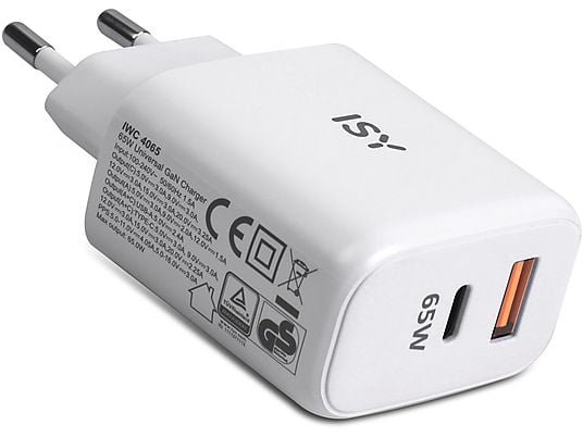 ISY IWC 4065 65W Ladegerät Universal, Weiß